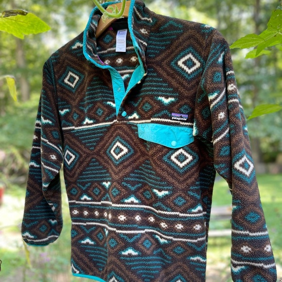 Patagonia Other - Patagonia Synchilla Snap-T Fleece Pullover Men-XS Pre-Owned Blue/Brown